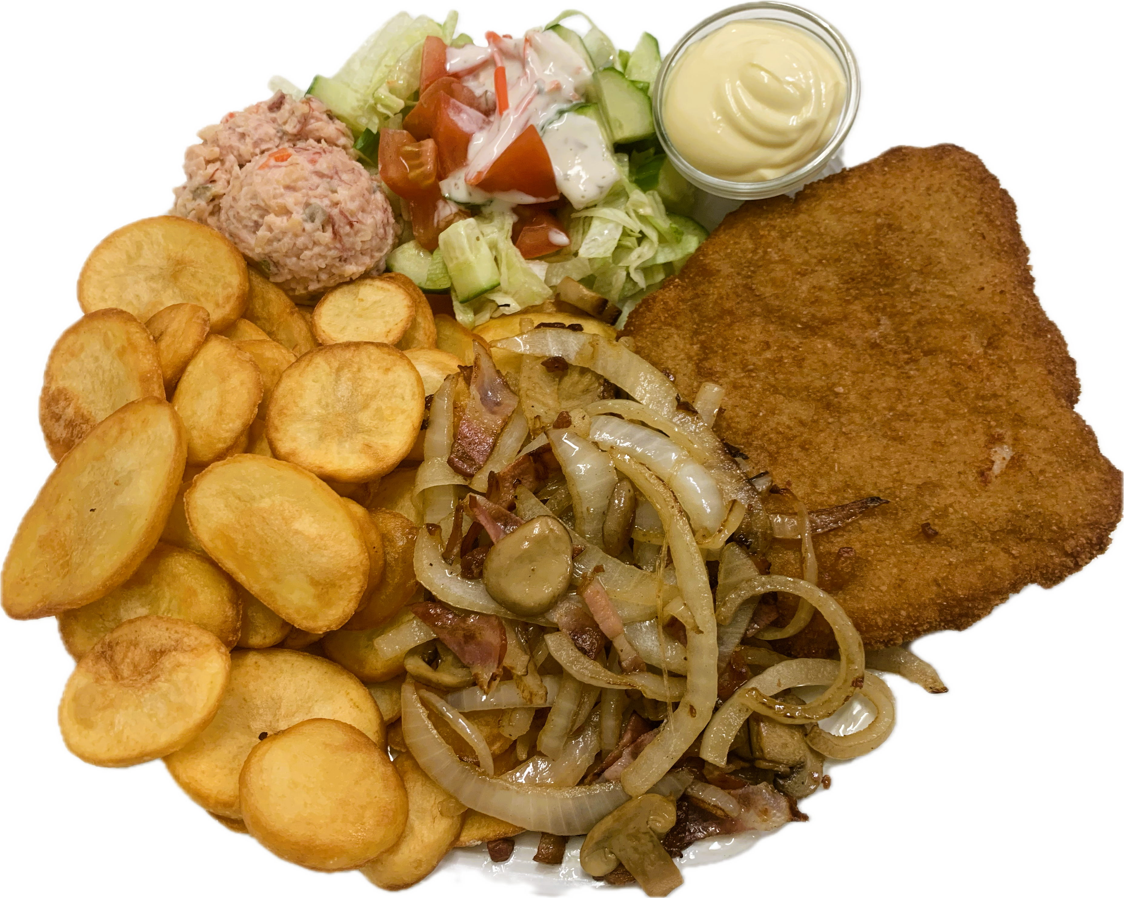 Boeren schnitzel menu 